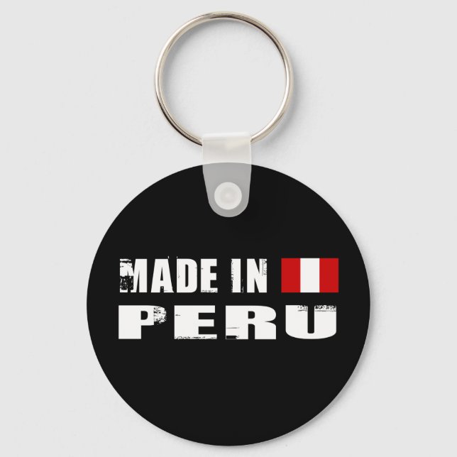 Made in Peru Key Ring (Front)
