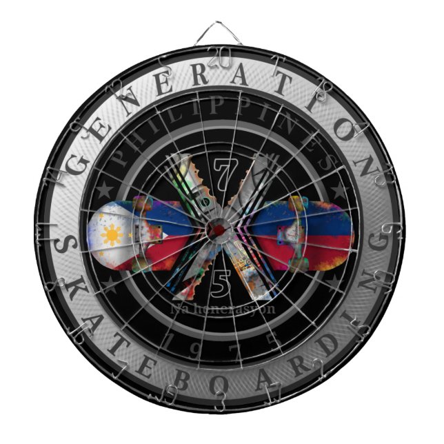Made in Philippines 1975 Logo Dartboard (Front)