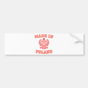 Made In Poland Bumper Sticker