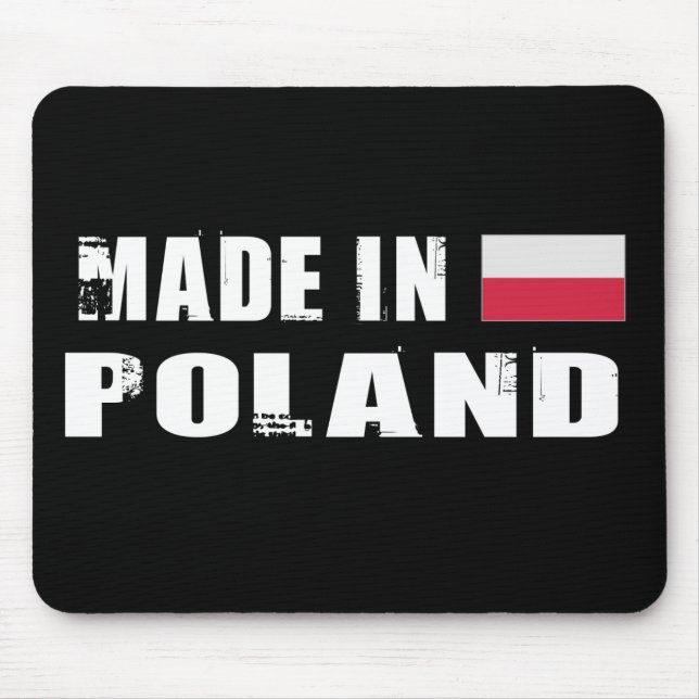 Made in Poland Mouse Pad (Front)
