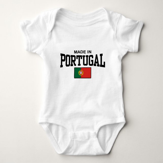 Made In Portugal Baby Bodysuit (Front)