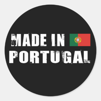 Made in Portugal Classic Round Sticker
