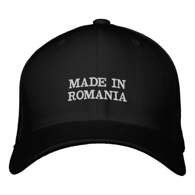MADE IN ROMANIA  EMBROIDERED HAT (Front)