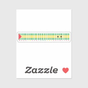 Made in São Tomé Barcode Flag Sticker