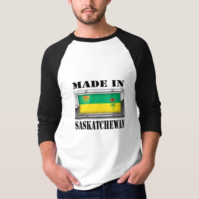 Made in Saskatchewan (light) T-Shirt (Front)