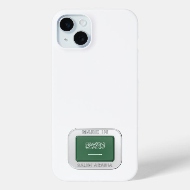 Made in Saudi Arabia Case-Mate iPhone Case (Back)