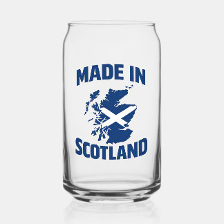 Made In Scotland Flag Glass Tumbler