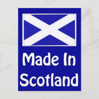 Made In Scotland Logo Postcard