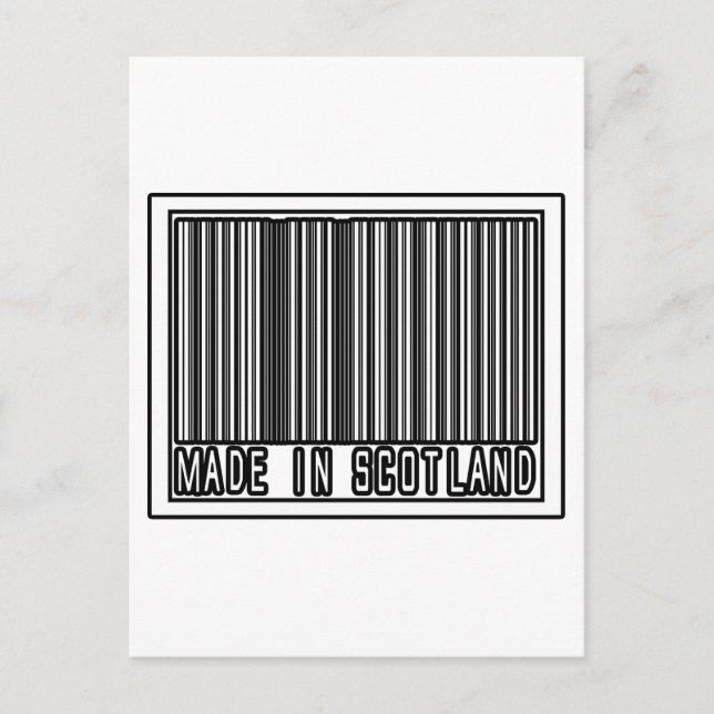 Made In Scotland Postcard (Front)