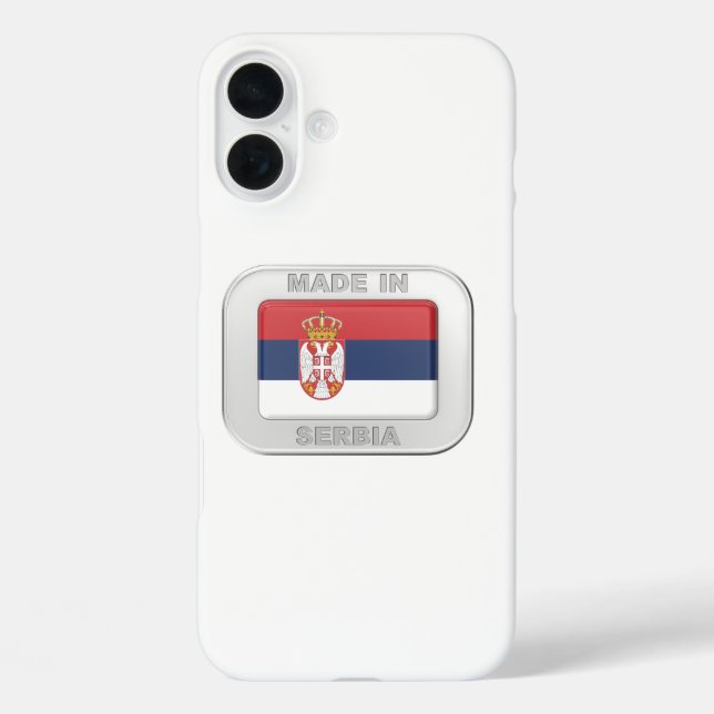 Made in Serbia Case-Mate iPhone Case (Back)