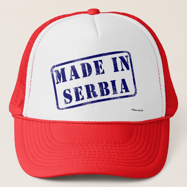 Made in Serbia Trucker Hat (Front)