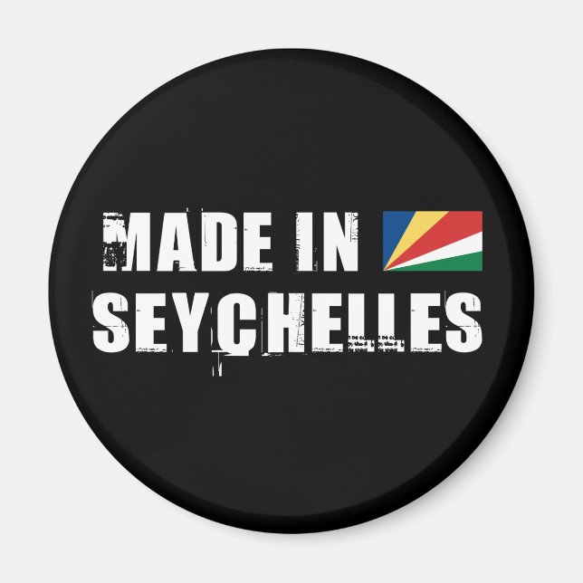 Made in Seychelles Magnet (Front)