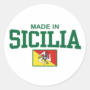 Made in Sicilia Classic Round Sticker