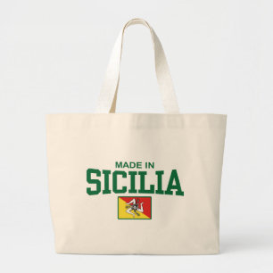 Made in Sicilia Large Tote Bag