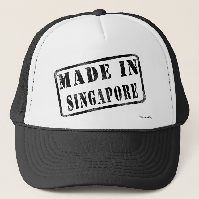 Made in Singapore Trucker Hat (Front)