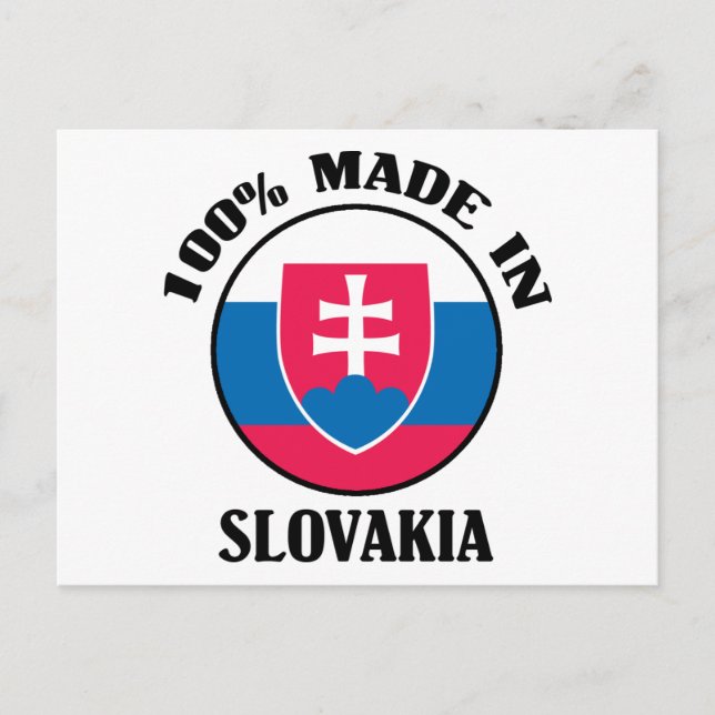 Made In Slovakia Postcard (Front)