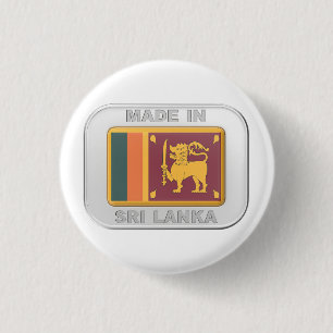 Made in Sri Lanka 3 Cm Round Badge