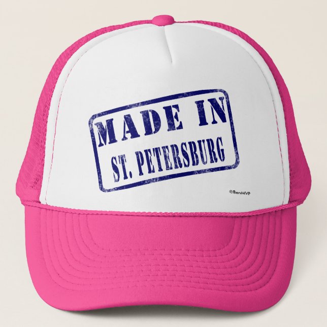 Made in St. Petersburg Trucker Hat (Front)