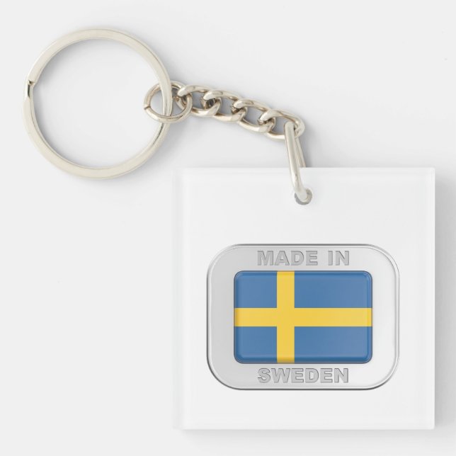 Made in Sweden Key Ring (Front)