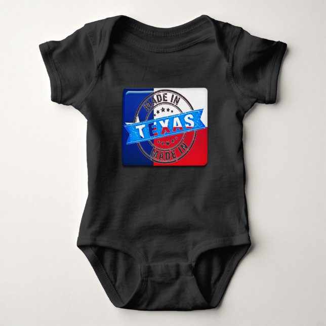Made In Texas Baby Bodysuit (Front)