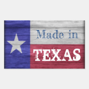 Made in Texas Label Sticker