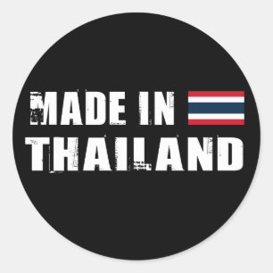 Made in Thailand Classic Round Sticker