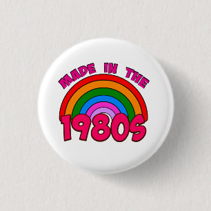 Made in the 1980s classic round sticker 3 cm round badge