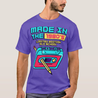 Made in the 1980s Retro Cassette Tape T-Shirt