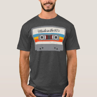 Made in the 60s Funny Retro Cassette Tape Birthday T-Shirt