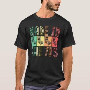 Made In The 70s Pinball Retro Arcade For Men T-Shirt