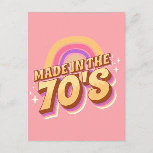 Made In The 70's Postcard