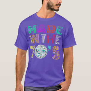 Made In The 70s Seventies Retro Distressed  T-Shirt