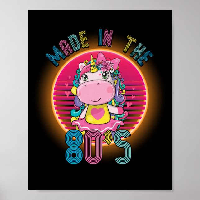 Made In The 80's My Little Pony Moonstone Poster (Front)