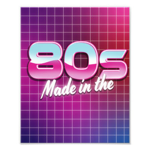 Made in the 80s photo print