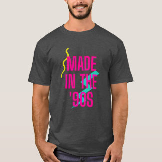 Made in the 90s retro neon pop art family T-Shirt