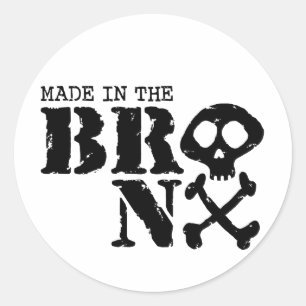 Made In The Bronx Classic Round Sticker