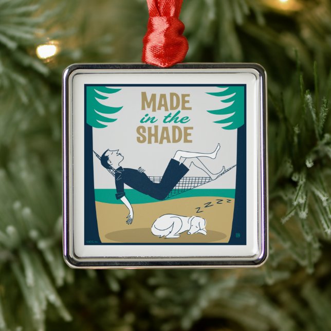 Made in the Shade Metal Ornament (Tree)