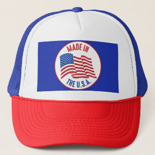 Made In The USA Cool Comfort Trucker Hat Cap