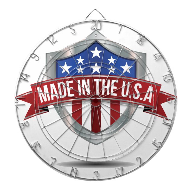 Made in the usa dartboard (Front)