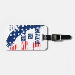 MADE IN THE USA est. 1492 Luggage Tag