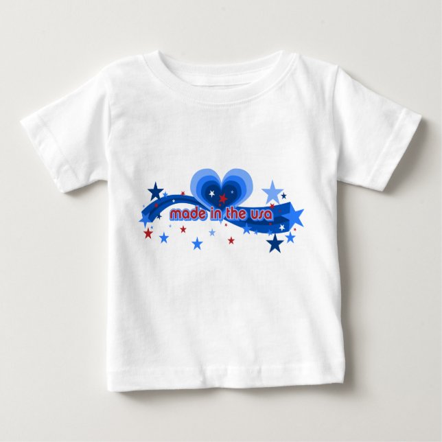 Made in the USA Infants & Toddler T-shirts (Front)