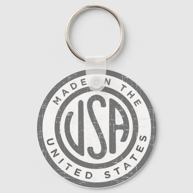 Made in the USA Key Ring (Front)