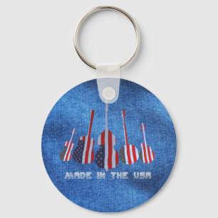 MADE IN THE USA-KEYCHAIN KEY RING