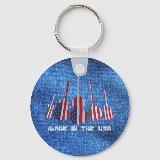MADE IN THE USA-KEYCHAIN KEY RING (Front)