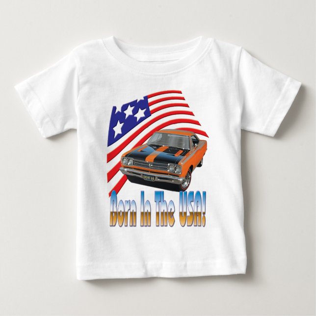 Made In the USA Road Runner Baby T-Shirt (Front)