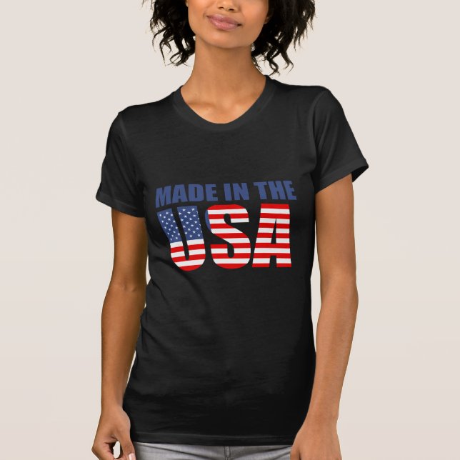 made in the usa T-Shirt (Front)