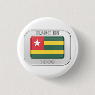 Made in Togo 3 Cm Round Badge