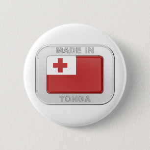 Made in Tonga 6 Cm Round Badge