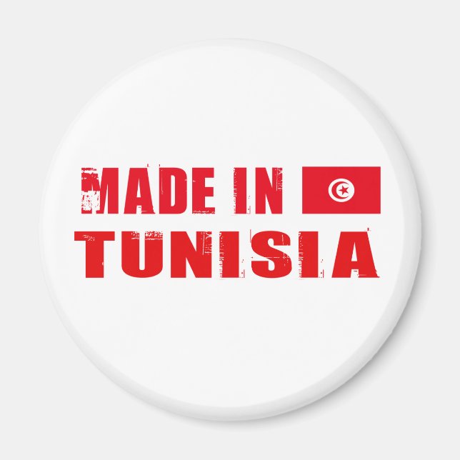 Made in Tunisia Magnet (Front)