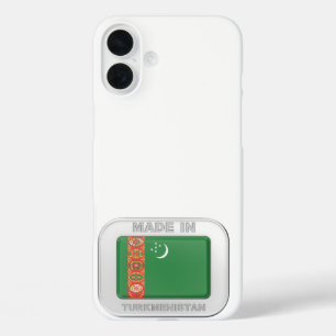 Made in Turkmenistan iPhone 16 Plus Case